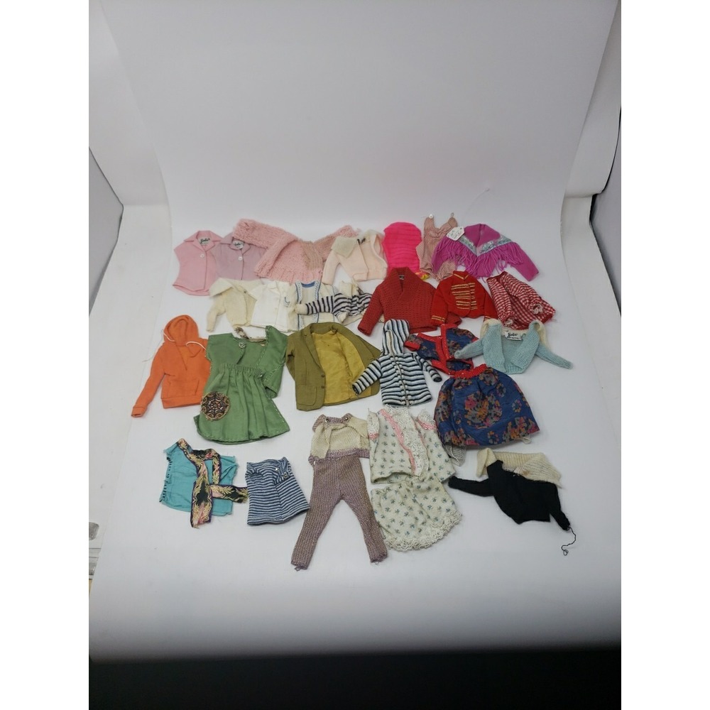 Vintage Barbie and Ken Tops Lot 21 Tops 4 Outfits 1960s Mattel Clothing